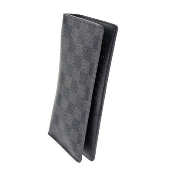 Louis Vuitton Portefeuille Brazza Bifold Long Wallet Damier Graphite Black - Picture 4 of 6